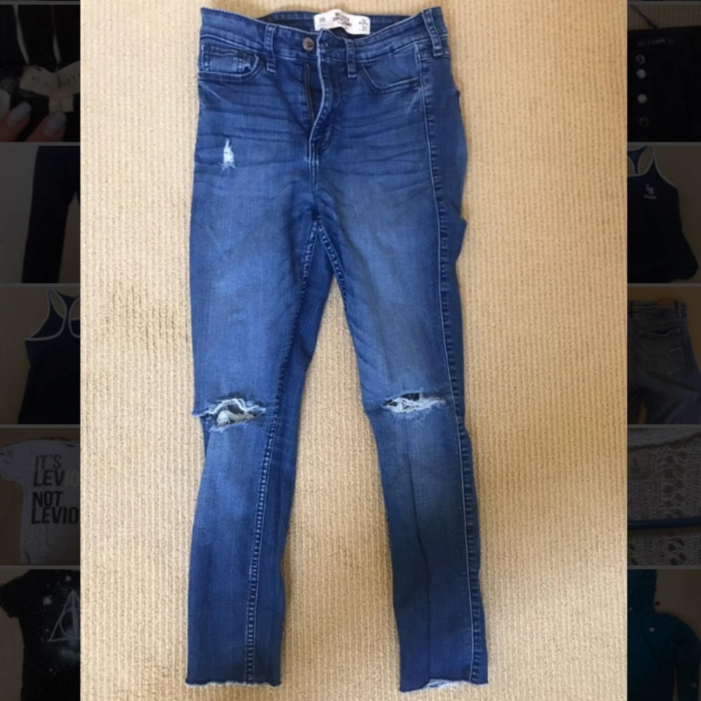 Hollister High Rise Skinny Jeans